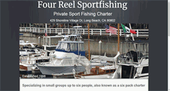 Desktop Screenshot of fourreelsportfishing.com
