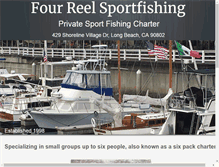Tablet Screenshot of fourreelsportfishing.com
